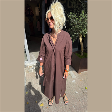 WAUW LUNA DRESS – SHOOT FOR THE STARS CHOCOLATE BROWN- 10225
